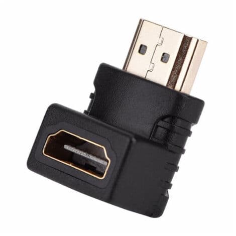 HDMI han til HDMI hun videoadapter retvinklet 90° TV C-063