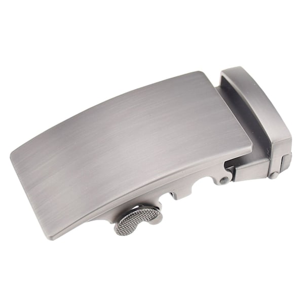 Herre Solid Buckle Automatisk Sperre Lærbelte Spenne