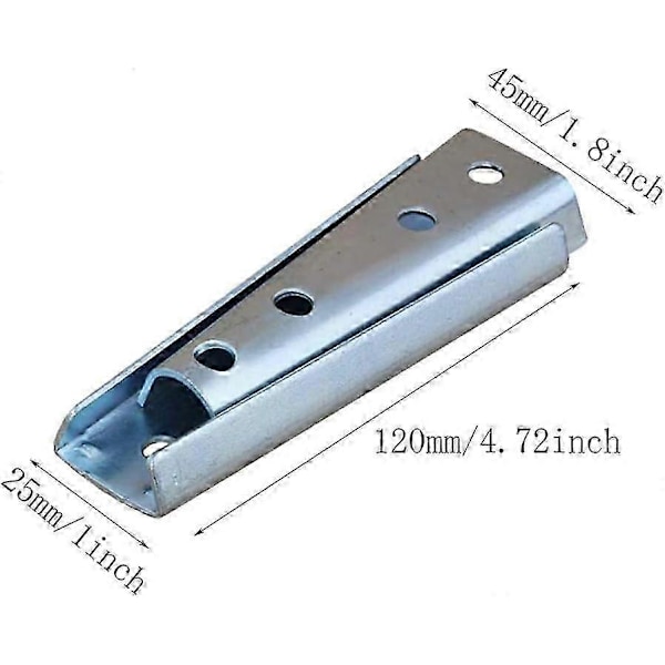 2 Par 12 cm Hodegavl Veggfeste Braketter, Sammenlåsende Henger Møbelkobling, Metall Seksjonssofa Kobling for Sofa, Seng P20250110340