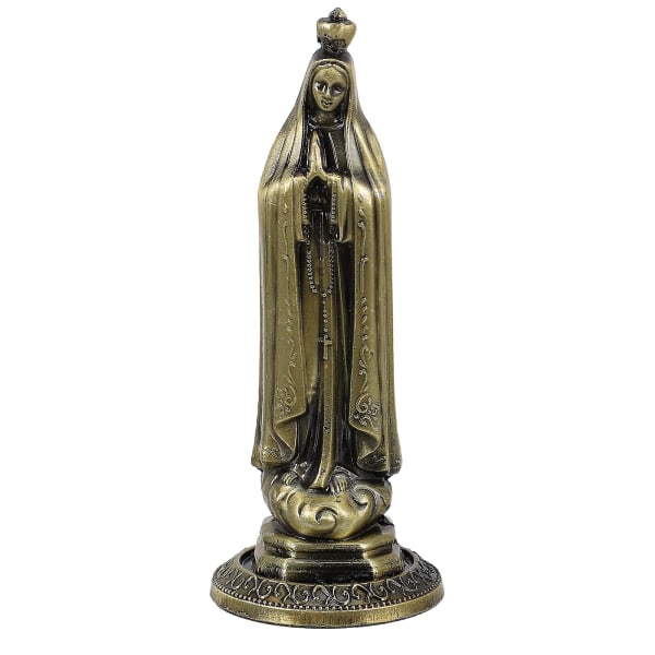 1 kpl Metal Fatima Adornment Kirkon koristelu uskonnollinen tyyli koristelu
