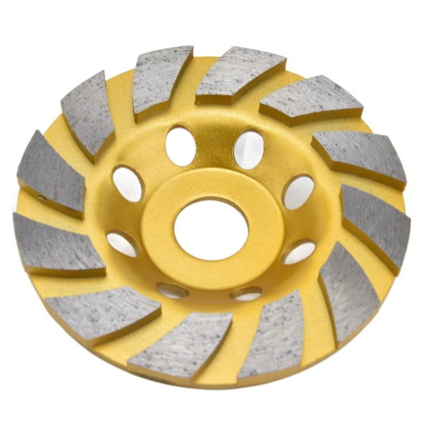 115mm Turbo Diamantsegment Koppslip Skive Rask Kutting Betong Slipeskive for Mursliper