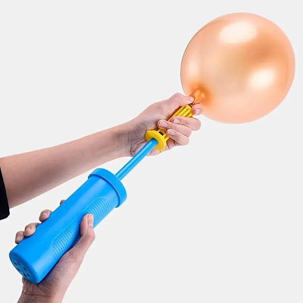 1st ballongpump, bärbar plastballonguppblåsningsluftpump för dekoration av bröllopsfödelsedagsfest