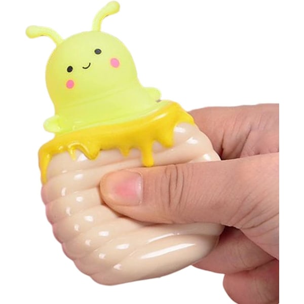 Fun Squeeze Toy Bee Out-honey Pot Animal Fidget Pers Cup -lelu