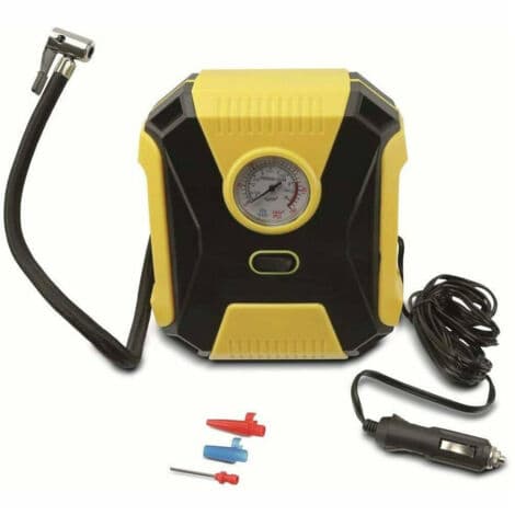 Bärbar Bilkompressor 12v 150 Psi Hjul 3 Munstycken