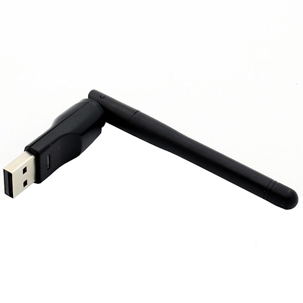 USB WIFI-adapter Dongle til Alphabox Jynxbox Skybox Openbox 250 Dreambox (sort)