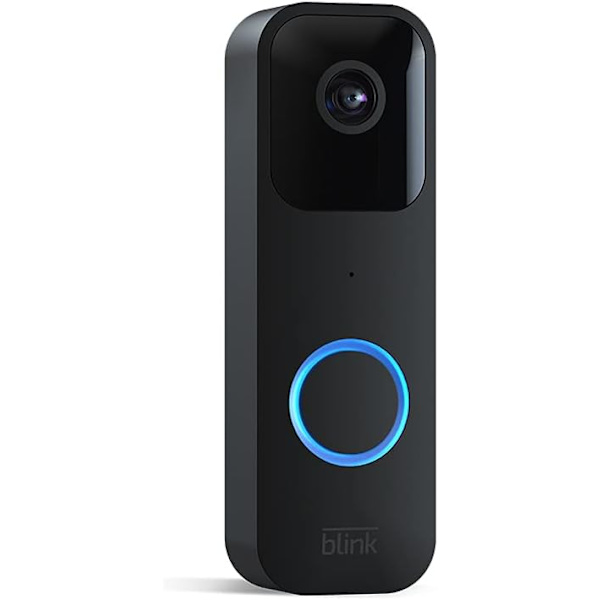 Blink Videodørklokke | To-vejs lyd, HD-video, bevægelses- og ringeapp-alarmer og Alexa-aktiveret - kablet eller trådløs