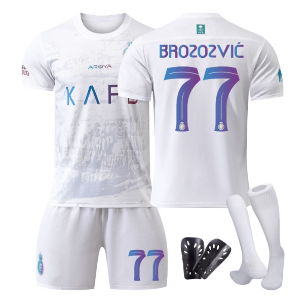 2324 Riyadh Victory Jersey 2 Borte Treningsdrakt Herre- og Kvinnedrakt Fotballdrakt NO.77 26