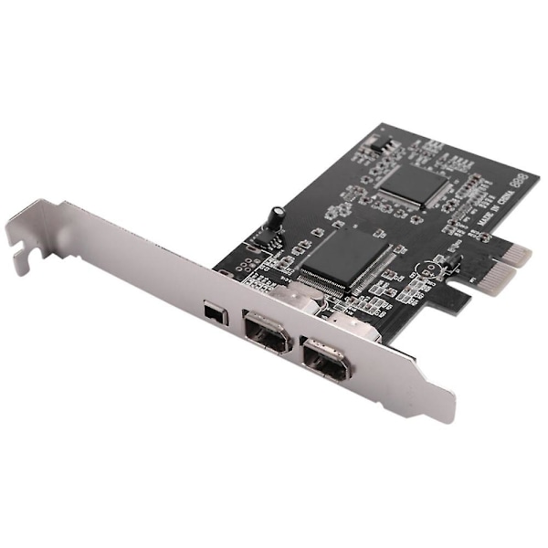 Pcie Firewire-kort för Windows 10, IEEE 1394 Pci-kontroller 4 portar (3 X 6-stift och 1 X 4-stift), Firewir
