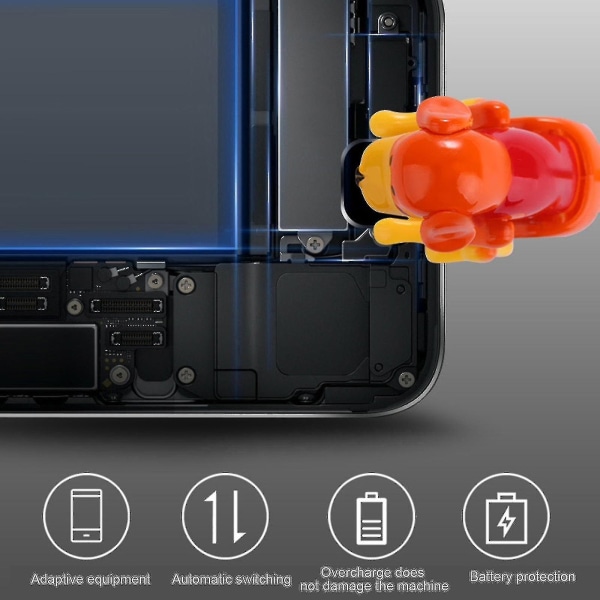 Android - Orangesnabba laddarkablar USB Typ C-kabel kompatibel I-telefon med rörlig valp