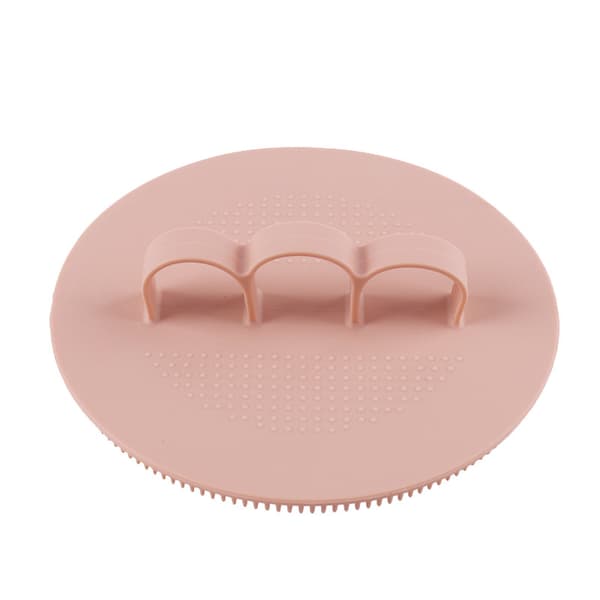 Silikone brusebørste, kropsskrubber Beige