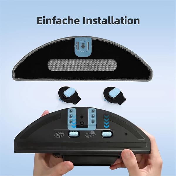 1 sæt til Combo I8+ / I8 / Combo J5 / Combo J5+ / Combo I5 / Combo I5+ Autom Sug Mop Robot Vaskbar Mop