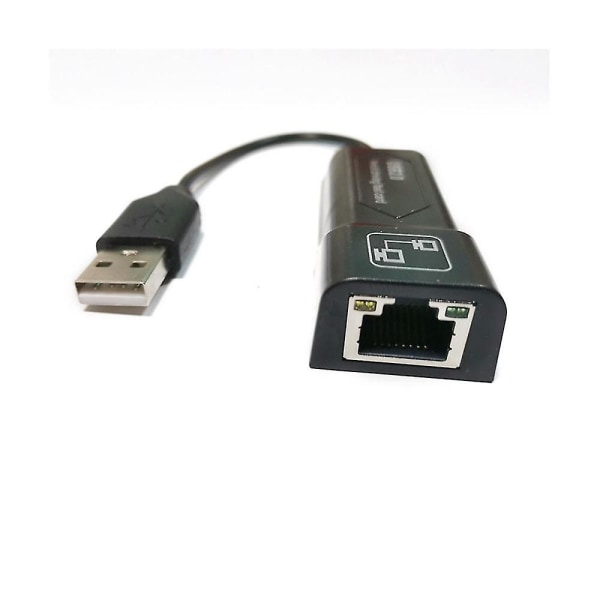 Usb 2.0 til Rj45 10/100 Mbps Usb Ethernet Adapter Netværkskort Lan Usb Netværksadapter Lan Rj45 Kort