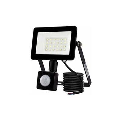 LED-prosjektor 20W - Bevegelsessensor - IP66 - Utendørsbelysning hage terrasse