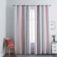 Flickrumsridåer - Grå Rosa - Rektangulär - Mörkläggande - 135 x 240 cm