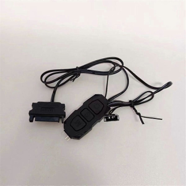 ARGB Controller Kabel 5V 3 Pin RGB Controller SATA Strømforsyning Lysstrips Controller Kabel til PC