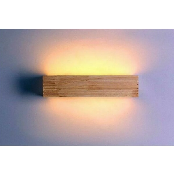 bedroom wall lamp Nordic solid wood bedroom wall lamp