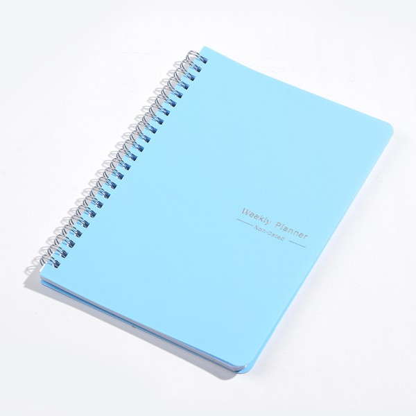 Självfyllande schema A5 anteckningsbok för dagsplanerare