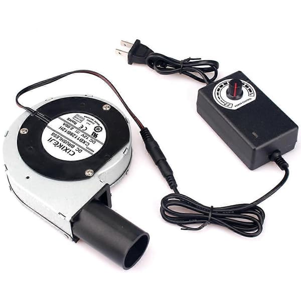 25W DC Børsteløs Turbo Blower 3.3cm Diameter Luftkanal Utendørs Matlagingsvifte