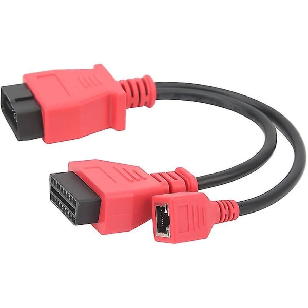 Programmeringskabelkontakt Obd2 Ethernet-kabeladapter For Autel Ms908 Pro Ms908s Pro Maxisys Elite Im608 For F-chassis