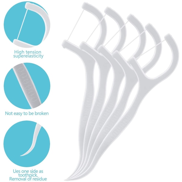 Tandtråd - 150 Count Floss Floss Sticks Flossholder