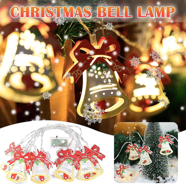 Julepynt Julelys LED-lys Batteridrevet lysboks Strenglys Fest Julepynt Q