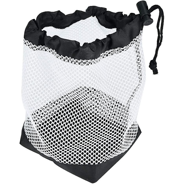 Golf Ball Bag, Nylon Mesh Drawstring Pouch, Golf Practice Ball Pouch Hold 36 Golf Balls, Drawstring Cord Lock Closure Design Storage Net Bag Golf Acce