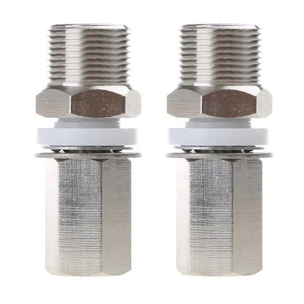 2 stk. S216 3/8-24 til SO239 Antenne Mount Adapter SO-239 til 3/8-24 Gevind Antenne Mount Adapter til