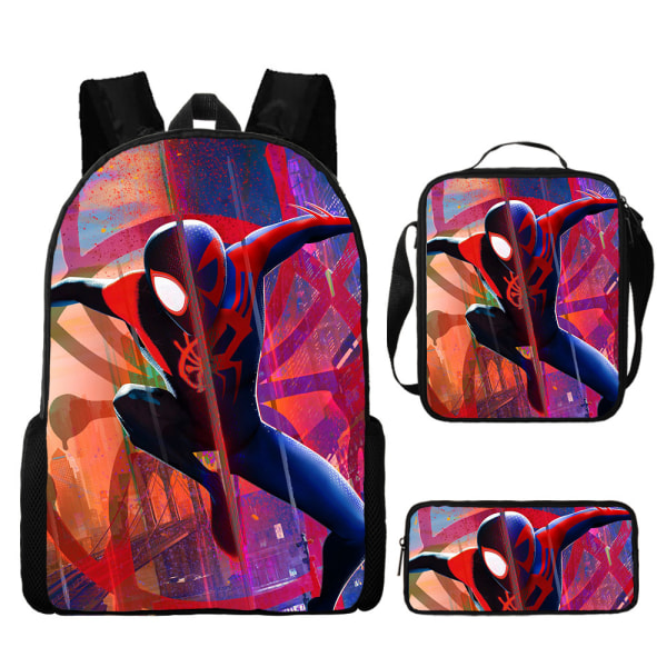Spider-Man Reppu Reppu Koululaukku Penaali Case Kolmiosainen set