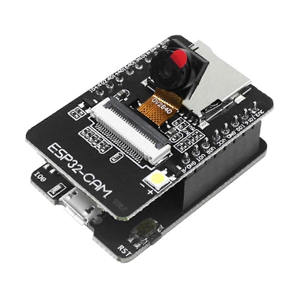 ESP32-CAM Utvecklingskort WiFi Modul+OV2640 Kamera+Bas ESP32