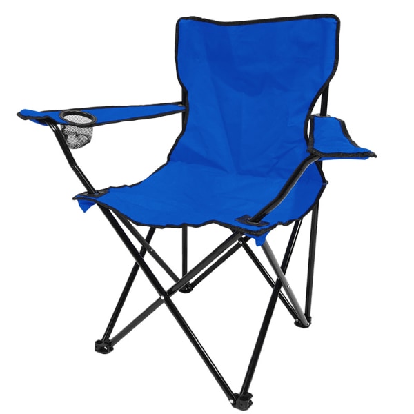 Utendørs sammenleggbar campingstol Størrelse: 80*50*50cm (blå)