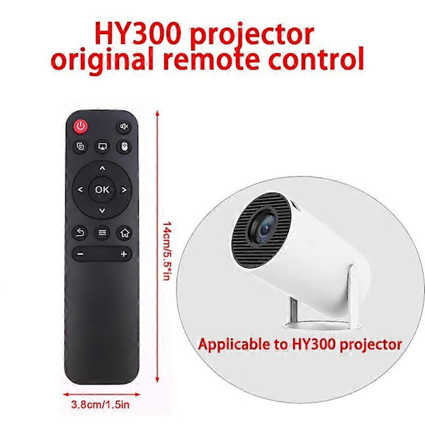 Original Fjernkontroll for HY300 HY320 HY300 PRO Magcubic Projektor Bærbar Android Beamer med Universal Fjernkontroll