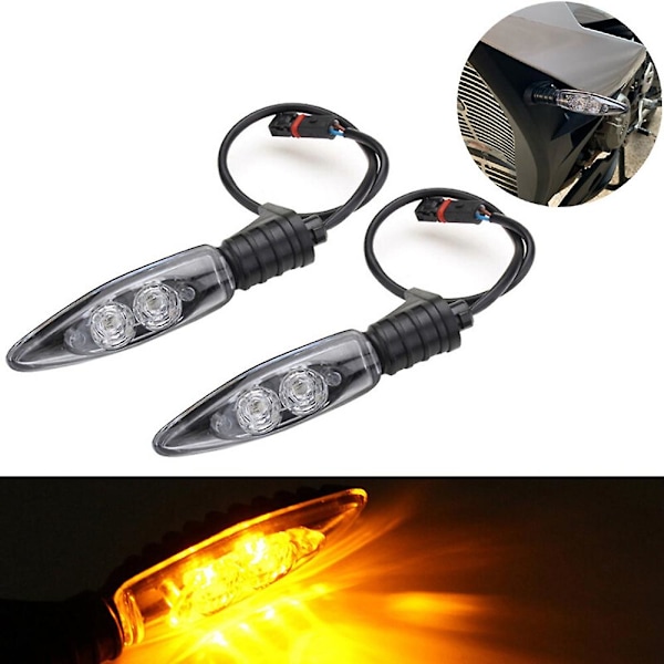 For - R1200GS Adv F650GS R1200R S1000R S1000RR F800GS K1300S G310R/GS Blinker Turn Signals LED Indi