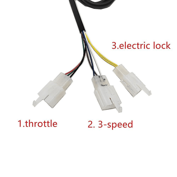 Elektrisk sykkel/scooter/trehjuling 3 hastigheter fremover revers gasspedal akselerator 12v/24v/36v/48v/64v/72v/96v-yujia-YuJia