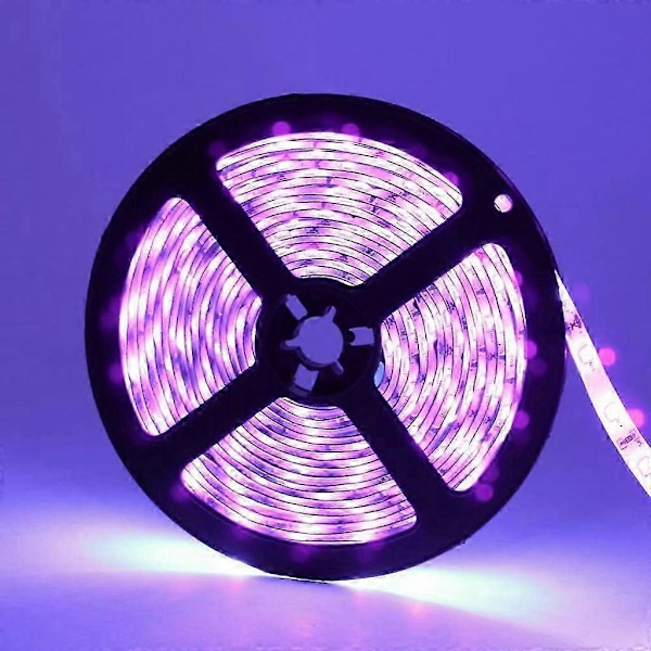 12M UV Sortlys LED Strip 720LED'er Lysbånd Black Light Lysliste til Fest, Bar, Neonfarver, Club, Diskotek, Dekoration
