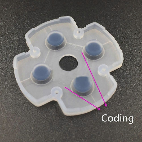 Udskiftnings Silikone Gamepad Ledende Pad til PS4 Controller Reparationsdele Ideel Udskiftningsdel til Gamepad Reparation