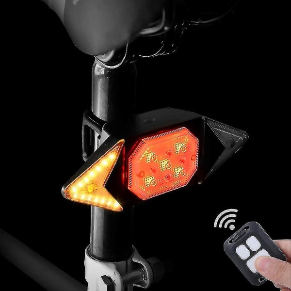 Polkupyörän suuntavilkut kaukosäätimellä langattomalla takavalolla Polkupyörän polkupyörän valot