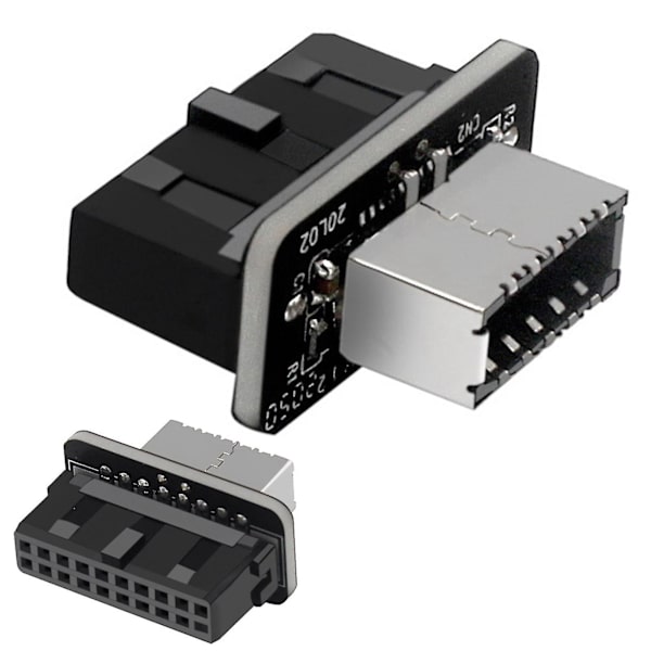 Usb 3.0 Intern Header Till Usb 3.1/3.2 Typ C Front Typ E Adapter Konverter A-dwdz