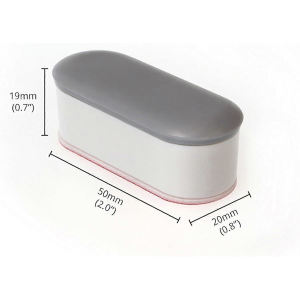 4-delars Universal Toalettsits Bumper Kit, levereras med starkt lim