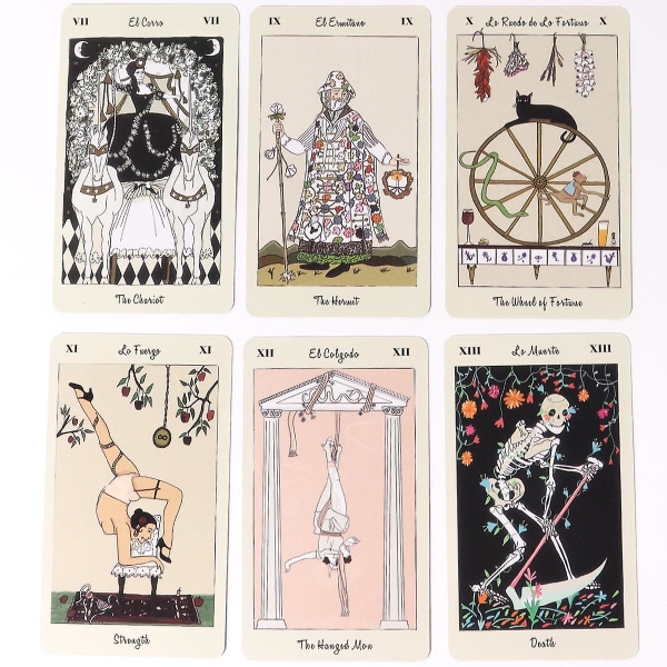 2023 Tarotkort Jeu De Cartes De Tarot De Carltiendra Des Jeu De Socit Pour Dire L'avenir Poker De Taille Fte Entre Amis