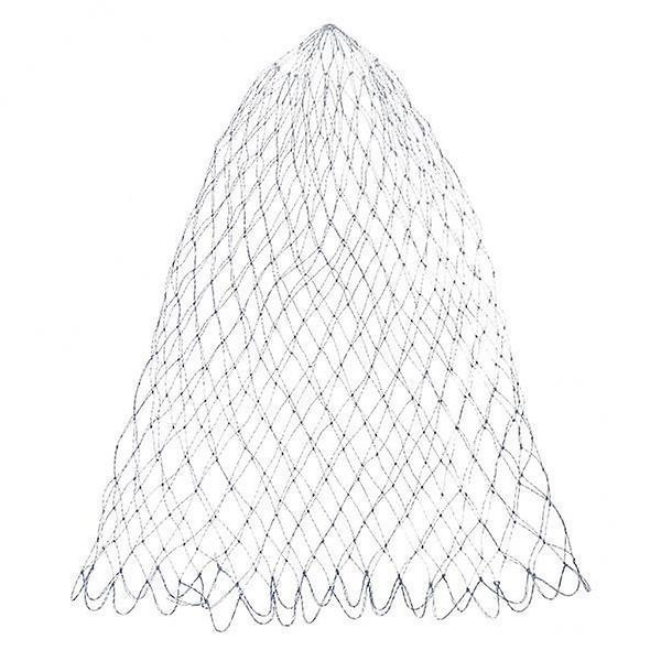 4x Bärbar Nylon Vikbart Fiske Landningsnät Rombnät Landningsnät - 50cm