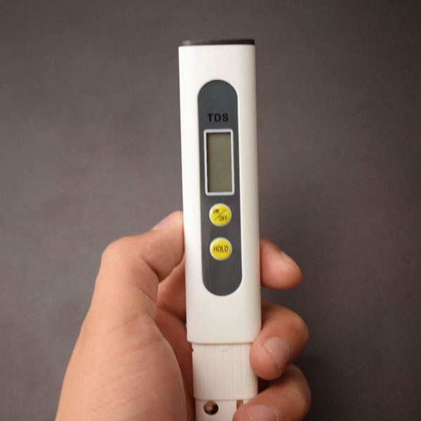 Vattenkvalitetsdetektor LCD-skärmdetektering penna typ två nycklar (1 svart)