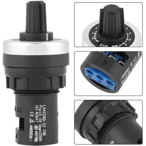Variabel hastighedsdrev, 10k VSD VFD panelmonteret potentiometer til variabel hastighedsdrevs reversering