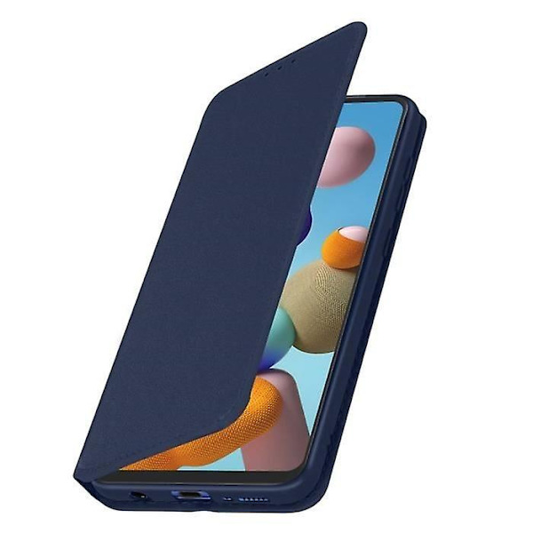 Cover til Samsung Galaxy A21s Folio Wallet Stand Funktion Midnatsblå