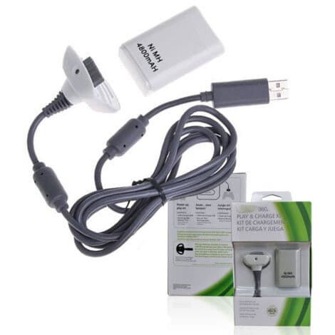 4800 mAh batteripakke til Xbox 360 joystick-controller