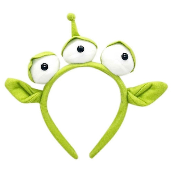 Toy Story Alien Vihreä Pääpanta Silmämunahirviö Pehmoinen Pääasu Cosplay
