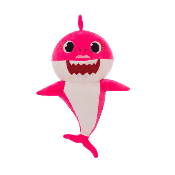 Baby-haj leksak självlysande mjuka plyschleksaker Kudde Pp bomull present till barn med ljud