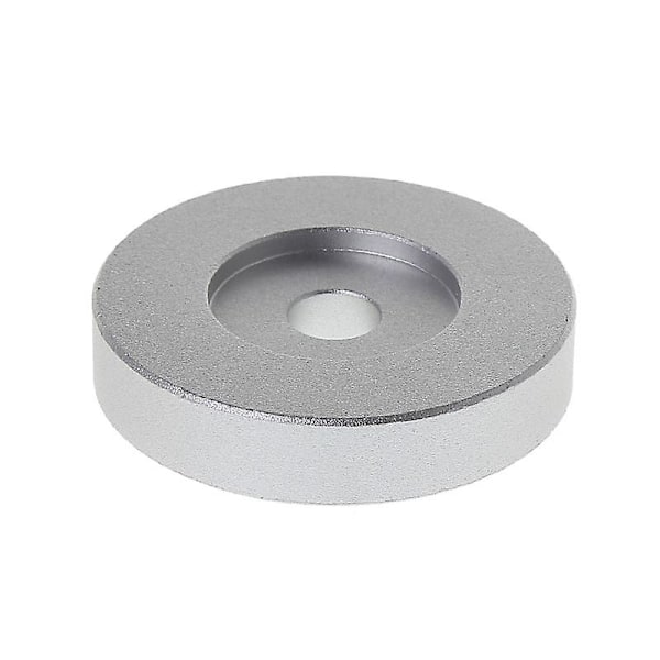 Platetalleradapter for platespiller 45 O/min Aluminium Sølv for 7\" Vinyl Technics SL1200-serie