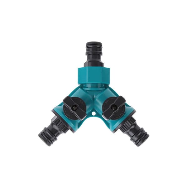 Premium Slange Y-kobling - 2-veis Kranadapter Ventilforbindelse