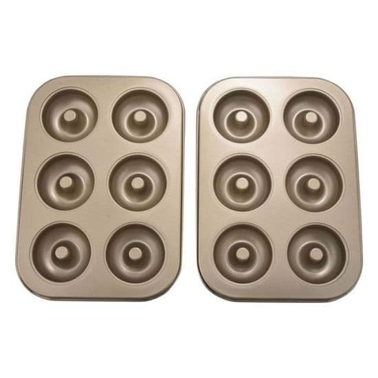 Non-stick 2-delad munkbakplåt, munkform i kolstål, munkform för bakpåsar
