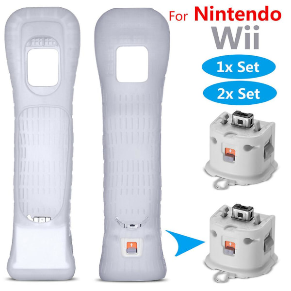 Motion Plus Adapter Sensor Silicon Sleeve För Nintendo Wii Fjärrkontroll
